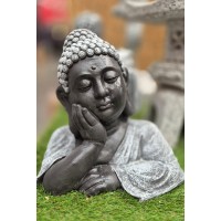 Busto di Buddha verniciato 